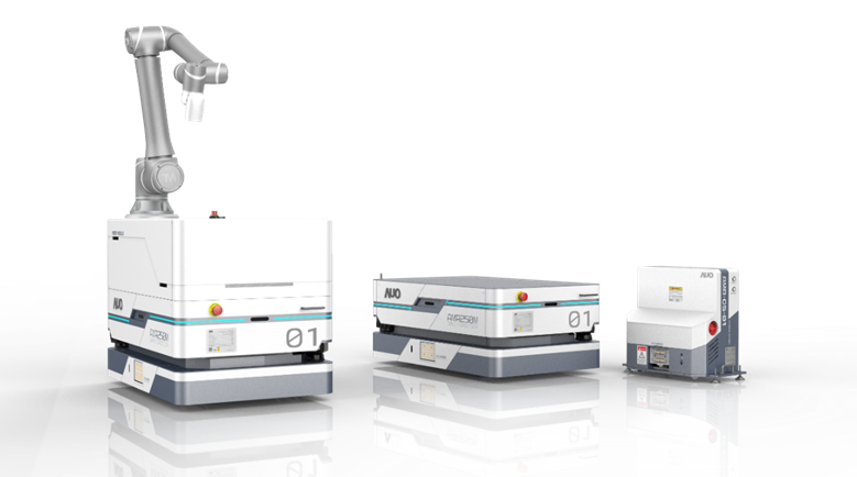 利博數位開發的自主式移動機器人（AMR250M），搭配全向輪並結合AI演算法、2D LiDAR、3D攝影機等技術，協助客戶實現產線全自動化